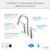 Gerber D307079 Northerly Two Handle Centerset Lavatory Faucet w/ 50/50 Touch Down Drain 1.2gpm - Chrome