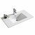 Fine Fixtures VE3118W White 32 Inch x 19 Inch Ceramic Vanity Sink