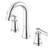 Gerber D304179 Northerly Two Handle Widespread Bathroom Faucet with 50/50 Touch-Down Drain - Chrome