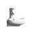 Fine Fixtures White 16 Inch x 16 Inch Ceramic Vanity Sink VE1415W