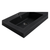 Fine Fixtures VET4818BL-D 48" X 18" Vanity Sink Gel Coated Double Sink 2.5" Thick - Matte Black