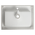 Fine Fixtures Thick Edge 24" W x 18" D Vanity Sink Gel Coated 2.5" - White - VET2418W
