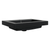Fine Fixtures Thick Edge 24" X 18" Vanity Sink Gel Coated 2.5" - Matte Black - VET2418BL