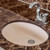 Fine Fixtures Undermount 17 X 14 Lavatory sink With Clips Biscuit - UM1714BI