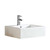 Fine Fixtures VE2019W Vessel Sink 20 Inch X 19 Inch - White