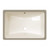 Fine Fixtures UM1812BI Undermount 18 X 12 Lavatory Sink With Clips Biscuit