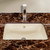 Fine Fixtures UM1812BI Undermount 18 X 12 Lavatory Sink With Clips Biscuit