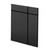 Fine Fixtures Shawbridge Handle For 24"-30"-36" Vanity - Black - SHHA1BL