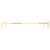 Fine Fixtures Shawbridge Leg / Base 60" Wide - Satin Brass - SHLG60SB