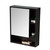 Fine Fixtures Shawbridge Medicine Cabinet 24" Wide - Black Straight, Left Hand - SHMC24BL-L