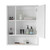 Fine Fixtures Shawbridge Medicine Cabinet 24 Inch Wide - White, Right Hand - SHMC24WH-R
