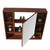Fine Fixtures SHMC36WA Shawbridge Medicine Cabinet 36" Wide - Spicy Walnut Fine Fixtures SHMC36WA Shawbridge Medicine Cabinet 36" Wide - Spicy Walnut