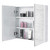 Fine Fixtures SM2424-2 24 X 24 Steel Medicine Cabinet - 2 Door