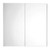 Fine Fixtures SM2424-2 24 X 24 Steel Medicine Cabinet - 2 Door