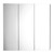 Fine Fixtures SM2424-3 24 X24 Steel Medicine Cabinet 3 Door