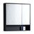Fine Fixtures Venezian Medicine Cabinet 28" Wide - Matte Black - VNMC28BL