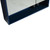 Fine Fixtures Venezian Medicine Cabinet 28" Wide - Navy Blue - VNMC28NB