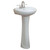 Fine Fixtures 4"Cc 20 X 17 Prestige Pedestal Lavatory sink - White - PR2017W