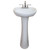 Fine Fixtures PR2017W 4"Cc 20 X 17 Prestige Pedestal Lavatory sink - White