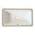 Fine Fixtures Undermount 16 Inch X 8 Inch Lavatory Sink - White With Foam / Brackets - UM1710W-O