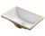 Madeli 18" X 12 13/16" X 6 7/8" Ceramic Undermount Sink with Overflow, White - CB-1813-WH