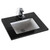 Fine Fixtures VMT24BL Black Quartz Stone Countertop For 24" Vanity