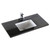Fine Fixtures Black Stone Quartz Countertop For 36" Vanity - VMT36BL