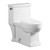 Fine Fixtures Modern One Piece Elongated Toilet Ada Compliant - MOTB14W-O