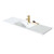 Fine Fixtures VT4818W Vanity Top with Sink & Countertop 48 Inch X 18 Inch - White