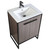 Fine Fixtures Vdara Vanity Cabinet 24" Wide - Grey Taupe