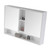 Fine Fixtures Shawbridge Medicine Cabinet 48 Inch Wide - White - SHMC48WH