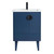 Fine Fixtures Venezian Vanity Cabinet 24" Wide - Navy Blue With Black Handle - VN24NB