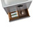 Fine Fixtures Venezian Vanity Cabinet 24" Wide - Rock Grey With Black Handle - VN24RG