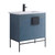 Fine Fixtures Shawbridge Vanity Cabinet 30" Wide - French Blue With Black Hardware - SH30FB