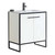 Fine Fixtures VD30WS Vdara Vanity Cabinet 30" Wide - White Straight Grain