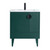 Fine Fixtures Venezian Vanity Cabinet 30" Wide - Green With Black Handle - VN30GN
