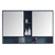 Fine Fixtures Shawbridge Medicine Cabinet 48 Inch Wide - French Blue - SHMC48FB