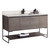 Fine Fixtures Urbania Vanity Cabinet 60" Wide - 4 Door /Shelf Classic Gray