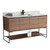 Fine Fixtures Urbania Vanity Cabinet 60" Wide - 4 Door /Shelf Walnut