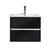 Fine Fixtures Sundance Wall Hung Vanity Cabinet 24" Wide - Matte Black