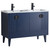 Fine Fixtures Venezian Vanity Cabinet 48" Wide - Navy Blue With Black Handle - VN48NB Fine Fixtures Venezian Vanity Cabinet 48" Wide - Navy Blue With Black Handle - VN48NB