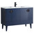 Fine Fixtures Venezian Vanity Cabinet 48" Wide - Navy Blue With Black Handle - VN48NB Fine Fixtures Venezian Vanity Cabinet 48" Wide - Navy Blue With Black Handle - VN48NB