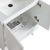 Fine Fixtures Venezian Vanity Cabinet 48" Wide - Matte White With Black Handle - VN48WH