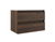 Lucena Box Two Drawer Wall Mount Vanity - Sink on Left Side 32" W x 22" H x 18" D - Valenti Color - 88895