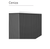 Lucena Bari Single Drawer Wall Mounted Floating Vanity Cabinet Only, for Left Side Sink 40" W x 16" H x 18" D - Grey/Ceniza Color - 87509