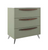 Lucena Arco Three Drawer Vanity Cabinet Only, For Left Side Sink 40" W x 34" H x 18" D - Green/Musgo Color - 87487