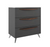 Lucena Arco Three Drawer Vanity Cabinet Only, For Left Side Sink 40" W x 34" H x 18" D - Grey/Ceniza Color - 87486
