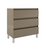Lucena Box Three Drawer Vanity - Sink on Left Side 40" W x 34" H x 18" D - Tortora High Gloss Finish - 84461