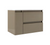 Lucena Bath 70737 40" 2 Drawer + 1 Door Tortora Highgloss Box Vanity, Left Side Bowl