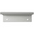 Laurey 96201 4" Edge Pull - Anodized Aluminum